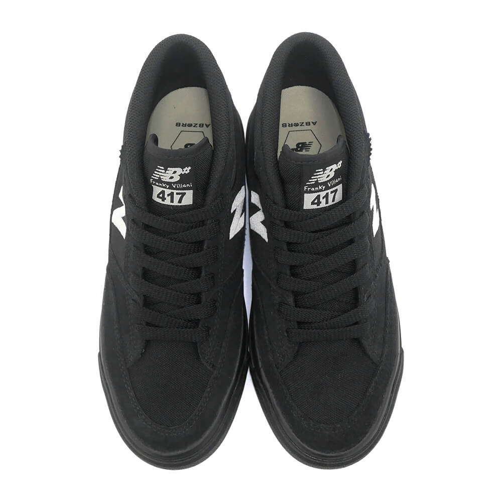 NEW BALANCE NUMERIC SHOES ニューバランス ヌメリック シューズ スニーカー FRANKY VILLANI 417 UN417TRB BLACK/BLACK スケートボード スケボー 2