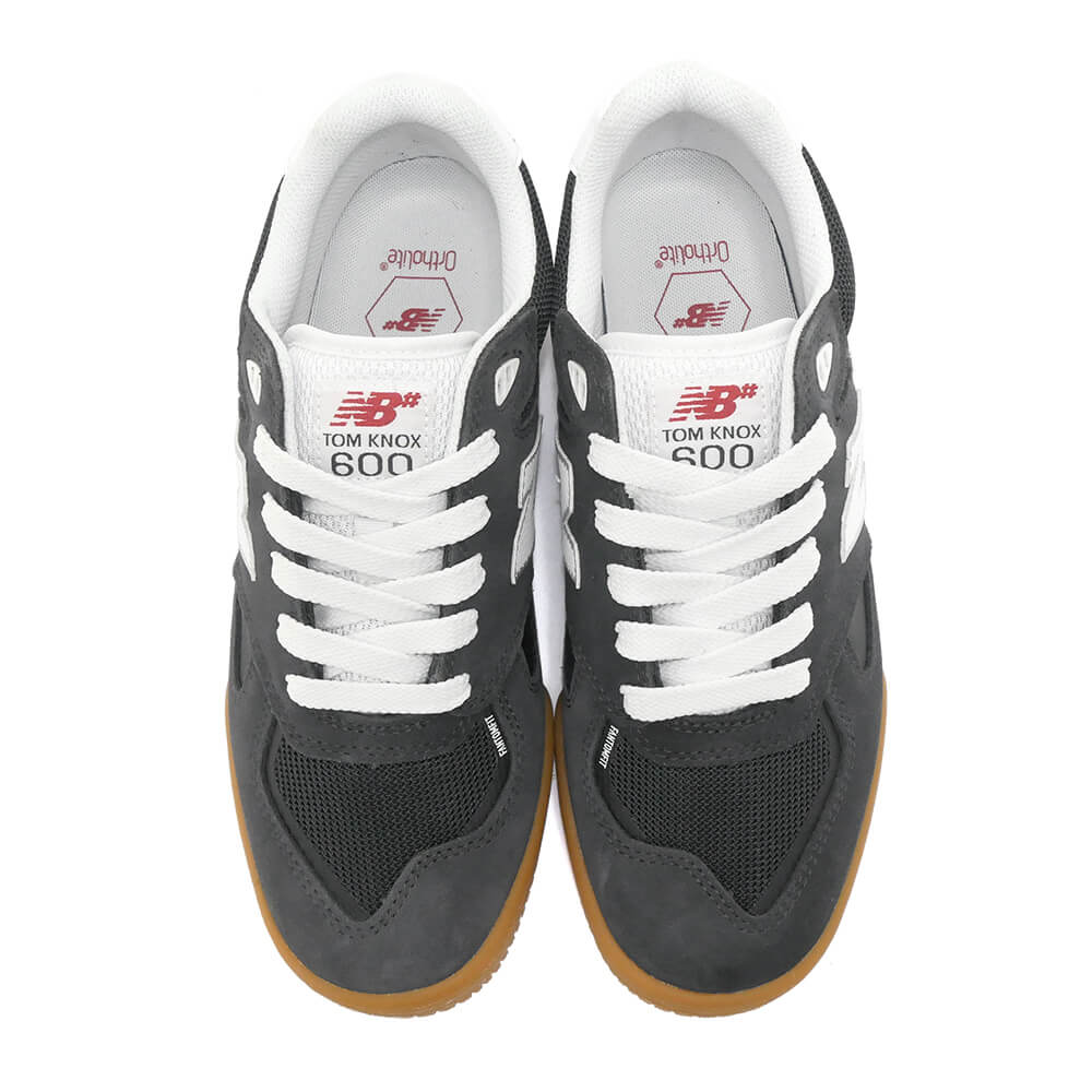 NEW BALANCE NUMERIC SHOES ニューバランス ヌメリック シューズ スニーカー TOM KNOX 600 UN600PWG DARK GREY/WHITE スケートボード スケボー 2