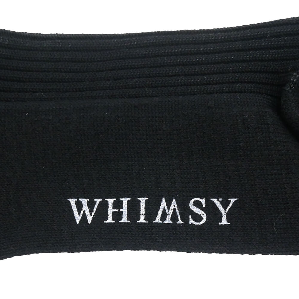 WHIMSY SOCKS ウィムジー ソックス 靴下 EMJAY BLACK スケートボード スケボー 5