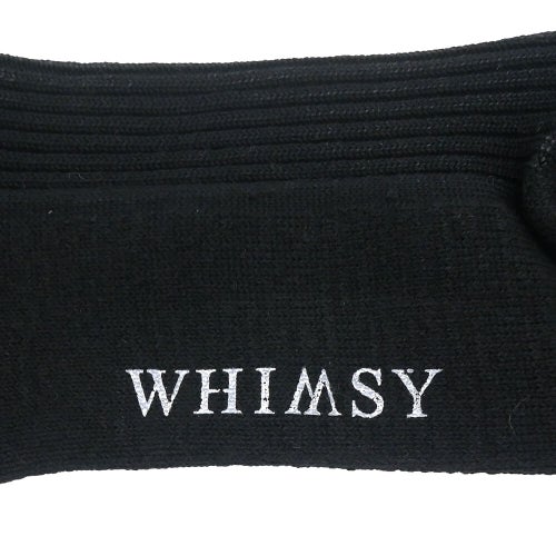 WHIMSY SOCKS ウィムジー ソックス 靴下 EMJAY BLACK スケートボード スケボー 5