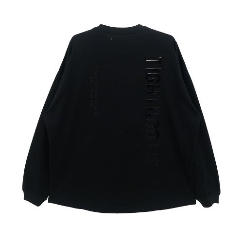  TIGHTBOOTH（TBPR） LONG SLEEVE タイトブース ロングスリーブTシャツ LABEL LOGO BLACK スケートボード スケボー 