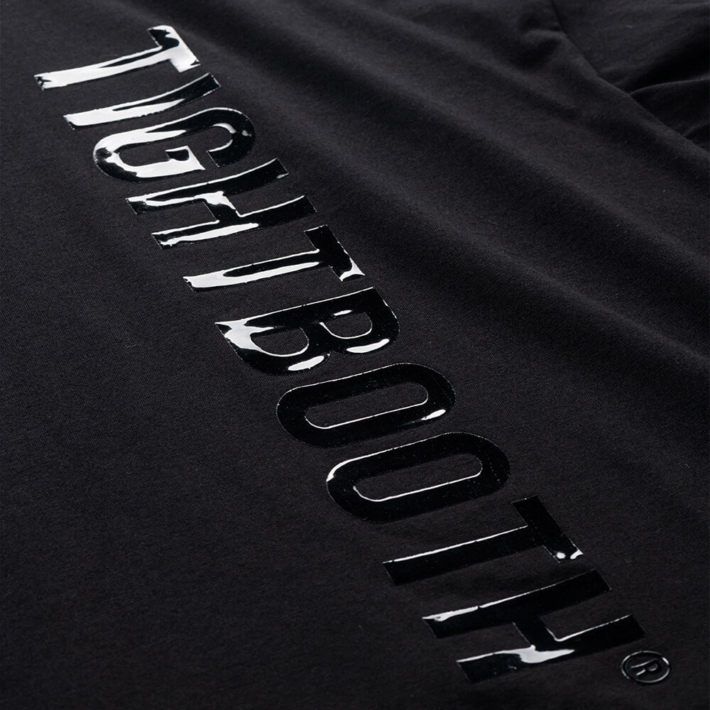  TIGHTBOOTH（TBPR） LONG SLEEVE タイトブース ロングスリーブTシャツ LABEL LOGO BLACK スケートボード スケボー 5