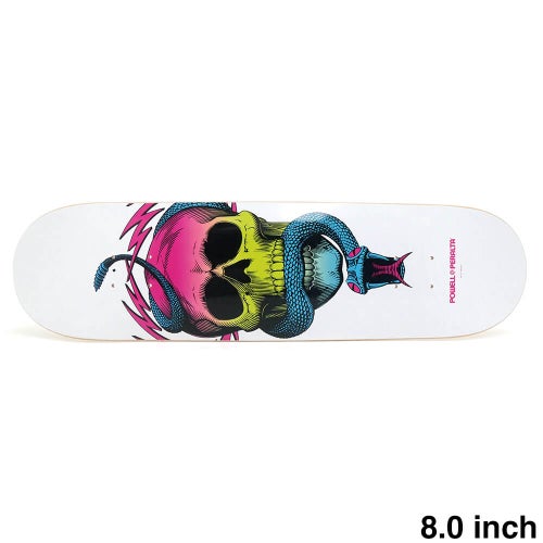 POWELL PERALTA DECK パウエルペラルタ デッキ TEAM MCGILL SKULL & SNAKE LIME FADE/WHITE 8.0 スケートボード スケボー 1