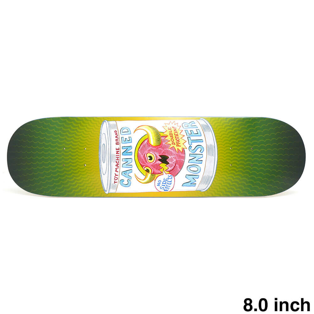 TOY MACHINE DECK トイマシーン デッキ TEAM CANNED MONSTER 8.0 スケートボード スケボー 1