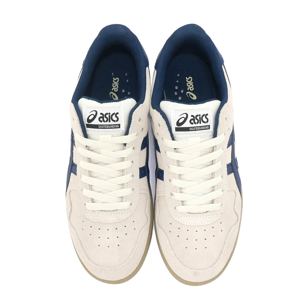 ASICS SKATEBOARDING SHOES アシックススケートボーディング シューズ スニーカー JAPAN PRO CREAM/INDEPENDENCE BLUE スケートボード スケボー　2