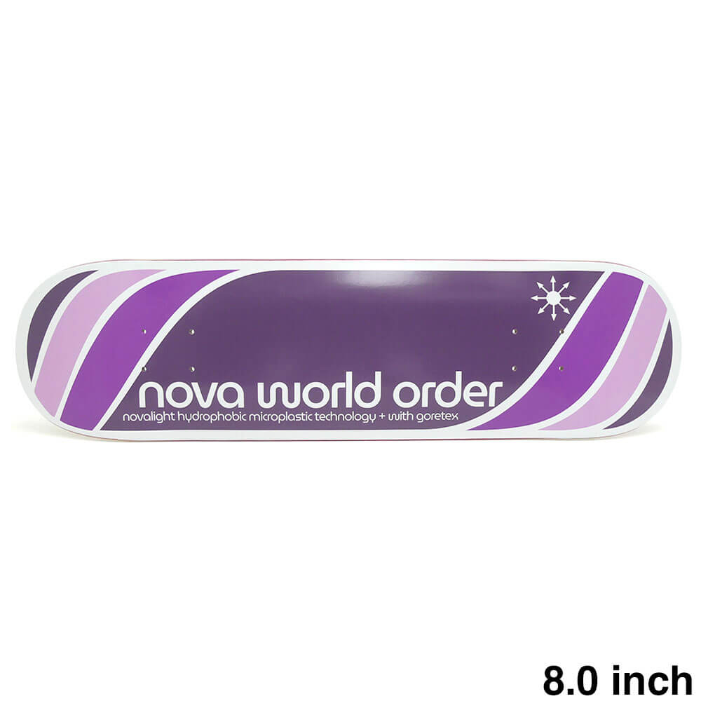 NOVA WORLD ORDER DECK ノバワールドオーダー デッキ TEAM NOVALIGHT 8.0 スケートボード スケボー 1