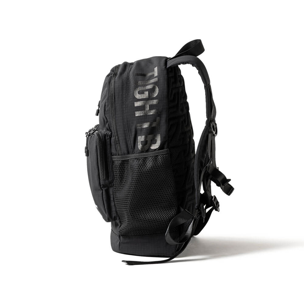 TIGHTBOOTH（TBPR）BACKPACK タイトブース バックパック リュック DOUBLE POCKET RIPSTOP BACKPACK BLACK スケートボード スケボー　2