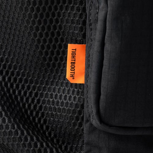 TIGHTBOOTH（TBPR）BACKPACK タイトブース バックパック リュック DOUBLE POCKET RIPSTOP BACKPACK BLACK スケートボード スケボー　8