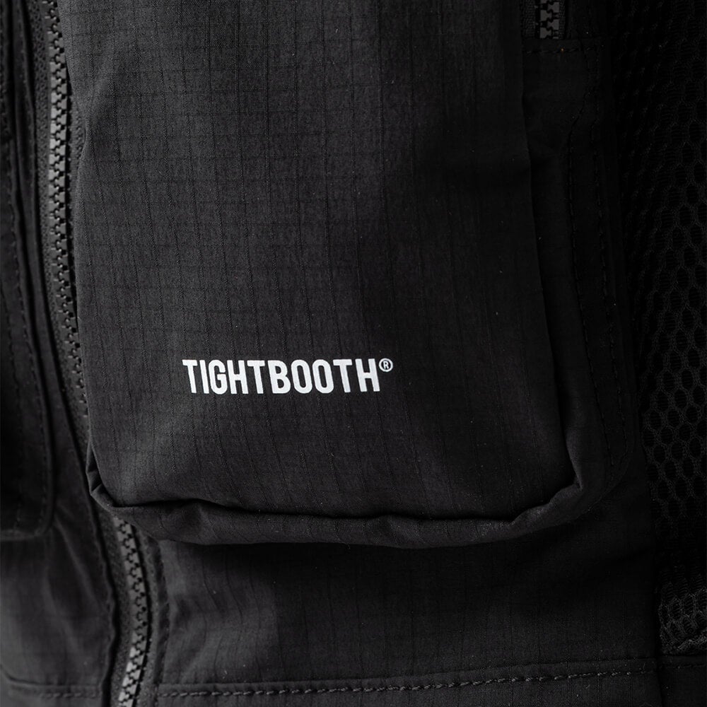 TIGHTBOOTH（TBPR）BACKPACK タイトブース バックパック リュック DOUBLE POCKET RIPSTOP BACKPACK BLACK スケートボード スケボー　9