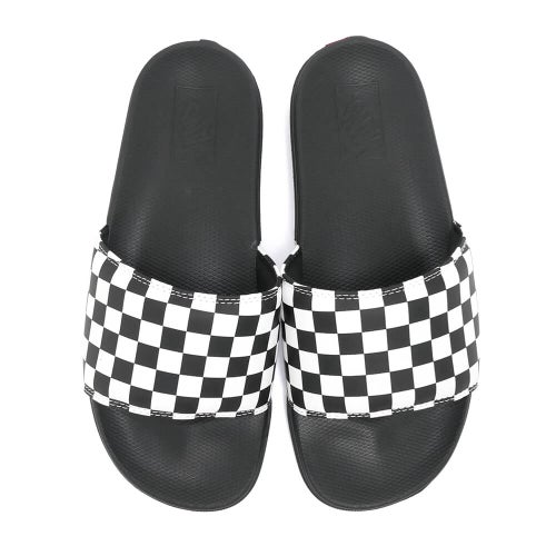 VANS SANDAL バンズ サンダル LA COSTA SLIDE-ON CHECKERBOARD WHITE/BLACK（US企画） スケートボード スケボー 2