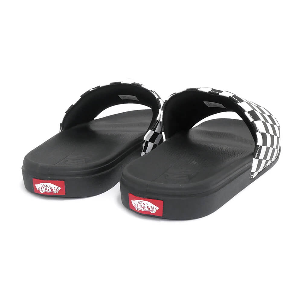 VANS SANDAL バンズ サンダル LA COSTA SLIDE-ON CHECKERBOARD WHITE/BLACK（US企画） スケートボード スケボー 3