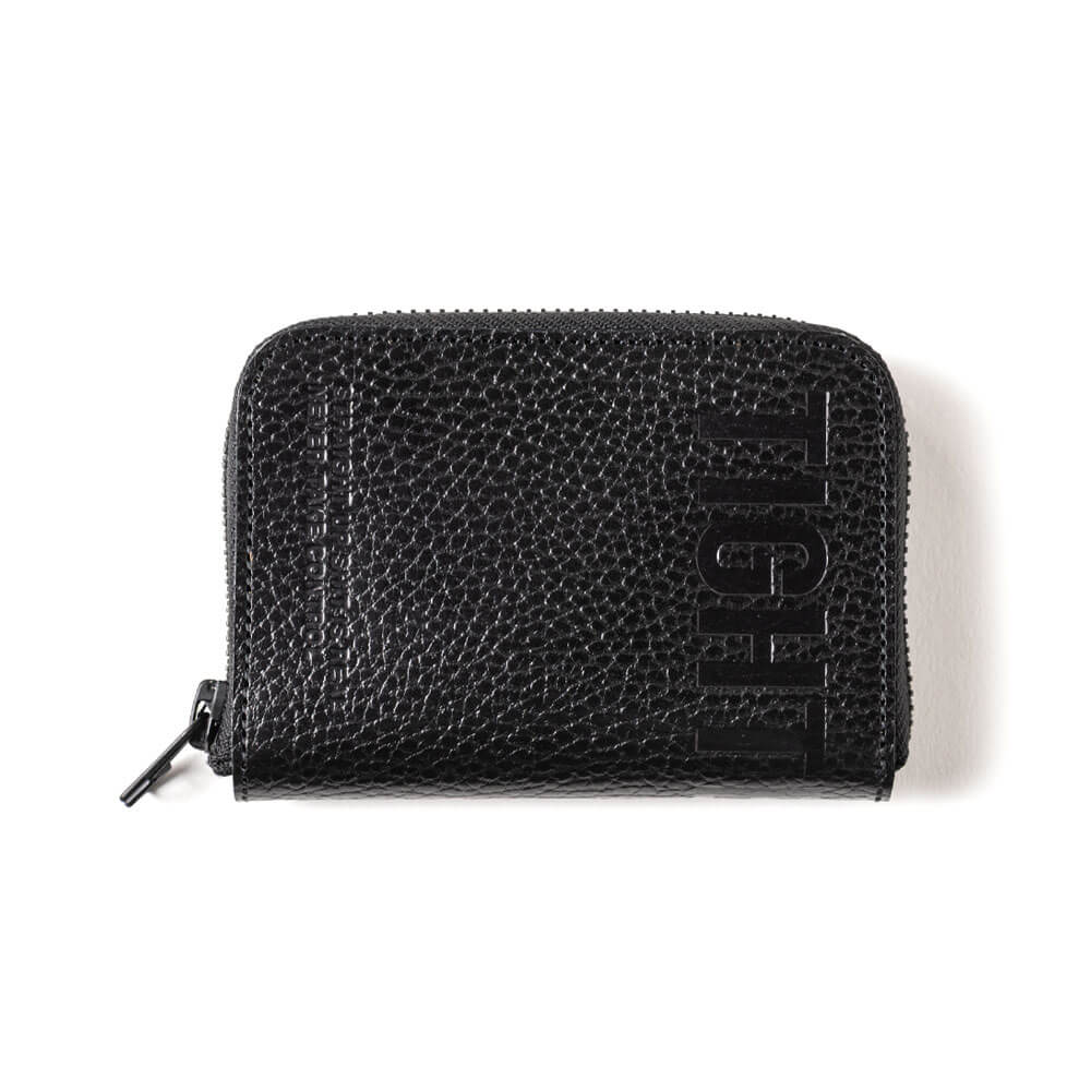 TIGHTBOOTH（TBPR）WALLET タイトブース サイフ LEATHER ZIP WALLET BLACK スケートボード スケボー　1