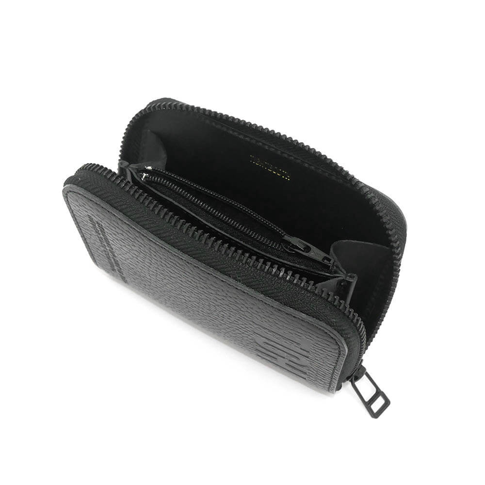 TIGHTBOOTH（TBPR）WALLET タイトブース サイフ LEATHER ZIP WALLET BLACK スケートボード スケボー　3