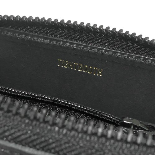 TIGHTBOOTH（TBPR）WALLET タイトブース サイフ LEATHER ZIP WALLET BLACK スケートボード スケボー　4