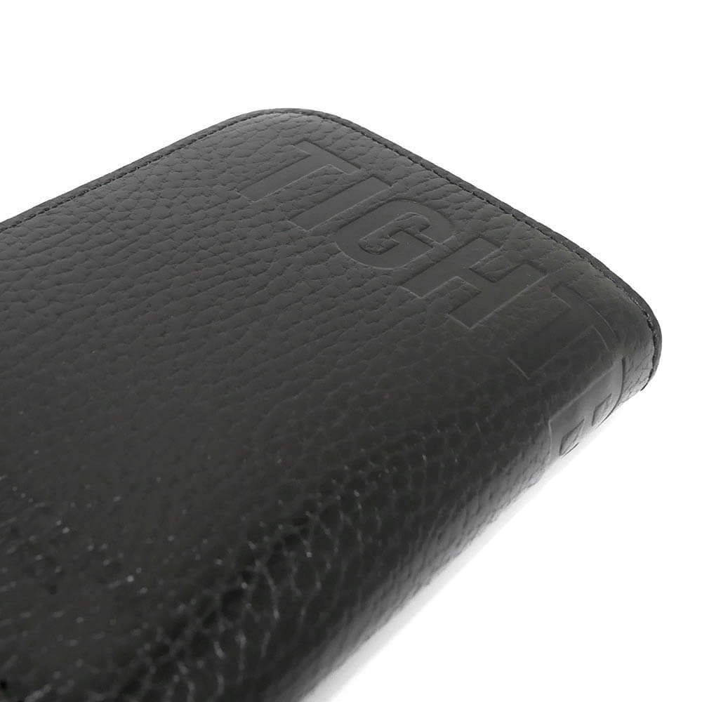 TIGHTBOOTH（TBPR）WALLET タイトブース サイフ LEATHER ZIP WALLET BLACK スケートボード スケボー　5