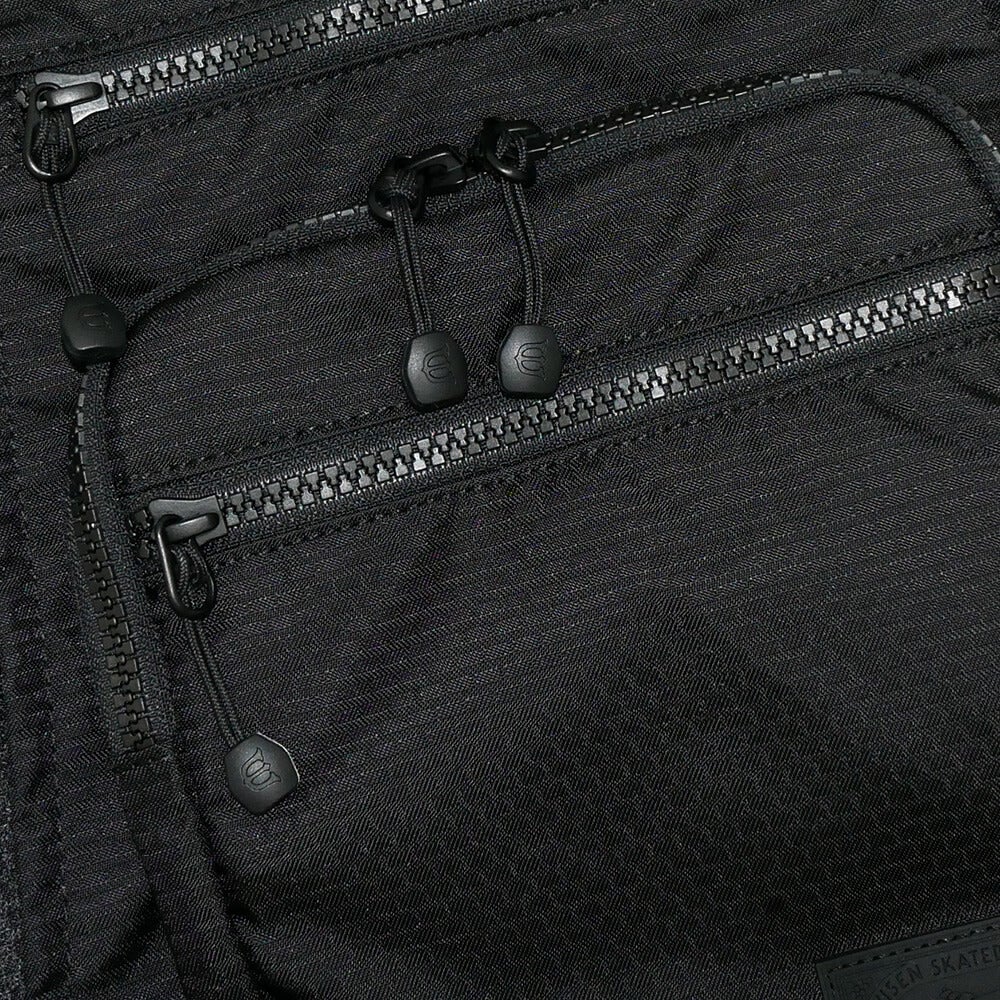EVISEN BACKPACK エビセン バックパック リュック EASY KNAPSACK 5.0 BLACK スケートボード スケボー 6