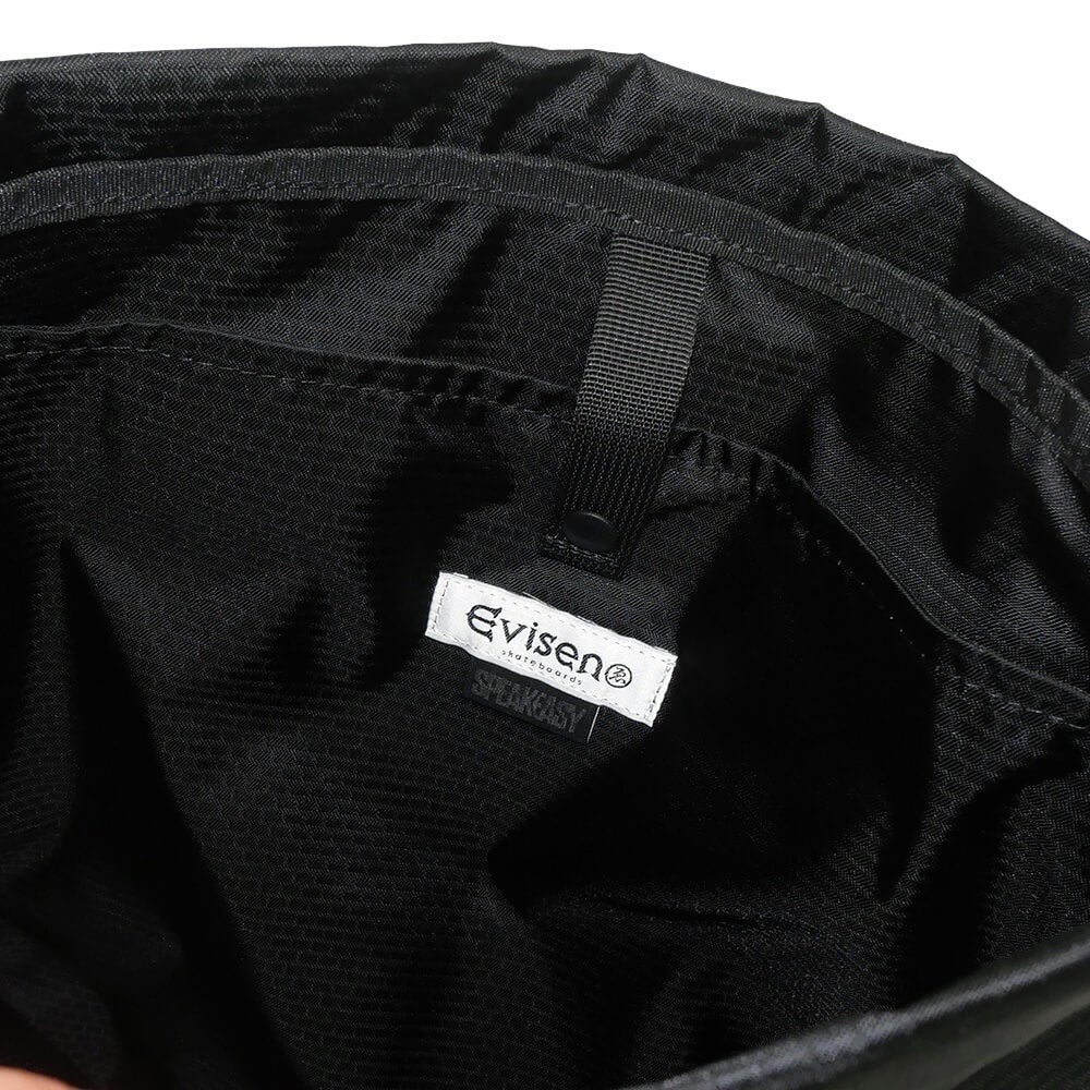 EVISEN BACKPACK エビセン バックパック リュック EASY KNAPSACK 5.0 BLACK スケートボード スケボー 7
