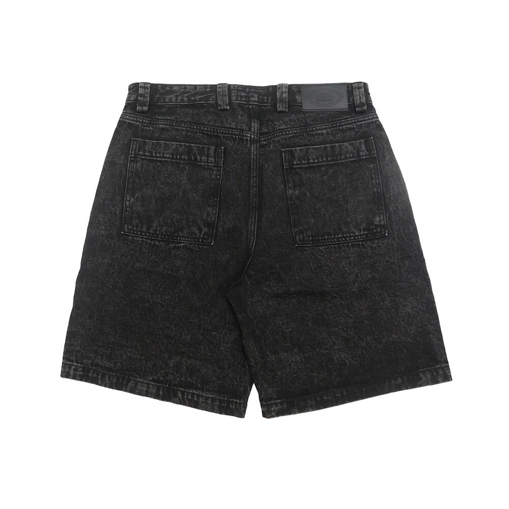 REAL SHORTS リアル ショーツ STREET CLEANER BLACK WASH スケートボード スケボー 5