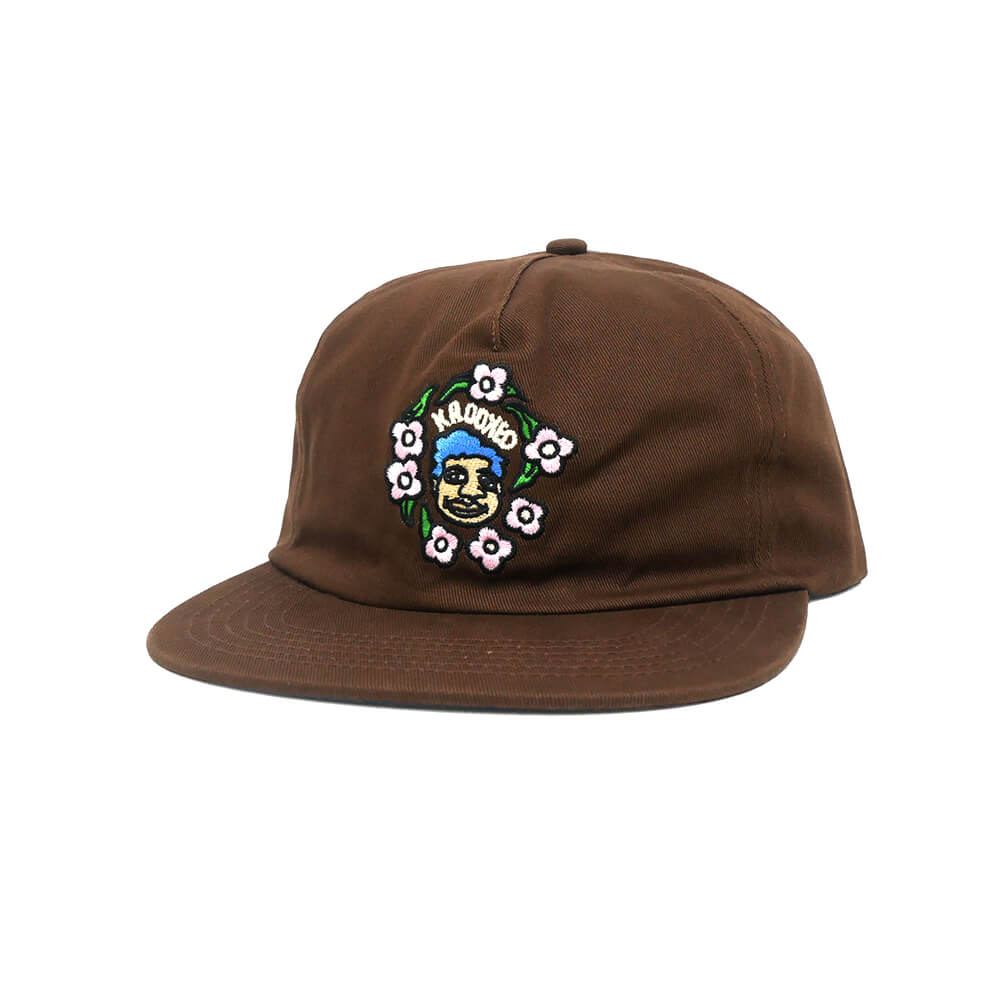 KROOKED CAP クルキッド キャップ SWEATPANTS REDUX SNAPBACK BROWN スケートボード スケボー 