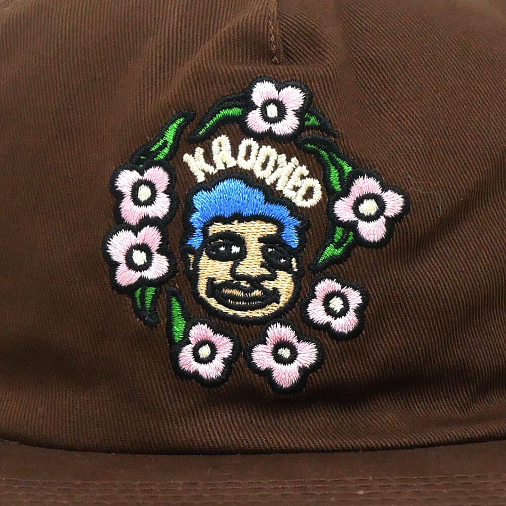KROOKED CAP クルキッド キャップ SWEATPANTS REDUX SNAPBACK BROWN スケートボード スケボー 4
