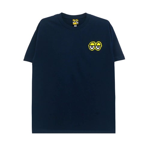 KROOKED T-SHIRT クルキッド Tシャツ NEW TRICKS NAVY スケートボード スケボー 1