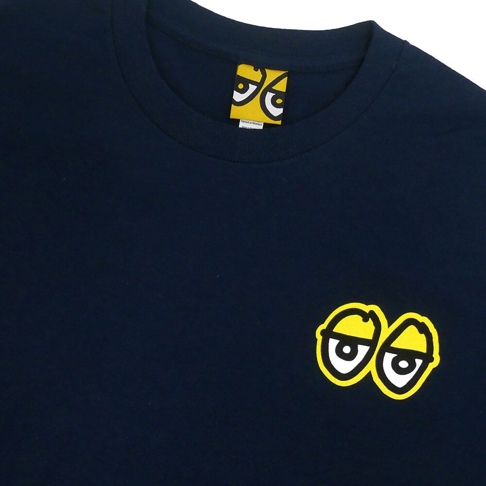 KROOKED T-SHIRT クルキッド Tシャツ NEW TRICKS NAVY スケートボード スケボー 2