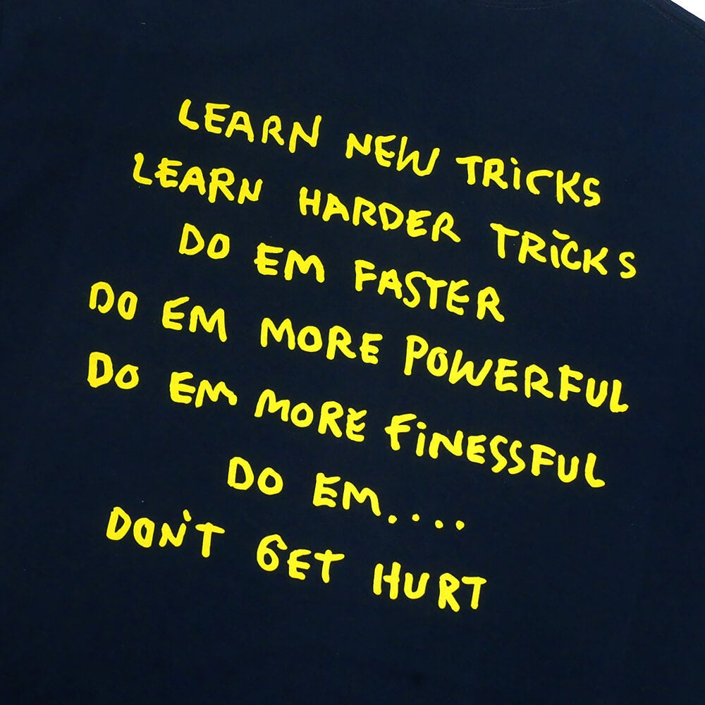 KROOKED T-SHIRT クルキッド Tシャツ NEW TRICKS NAVY スケートボード スケボー 3