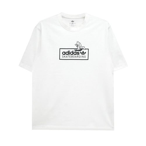 ADIDAS SKATEBOARDING T-SHIRT アディダススケートボーディング Tシャツ MARK GONZALES LOGO WHITE スケートボード スケボー 