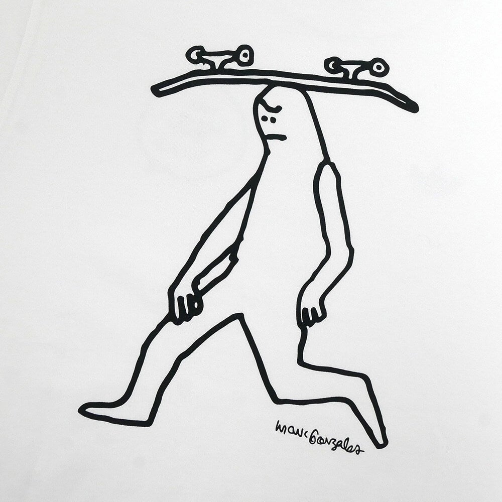 ADIDAS SKATEBOARDING T-SHIRT アディダススケートボーディング Tシャツ MARK GONZALES SPOT WHITE スケートボード スケボー 3