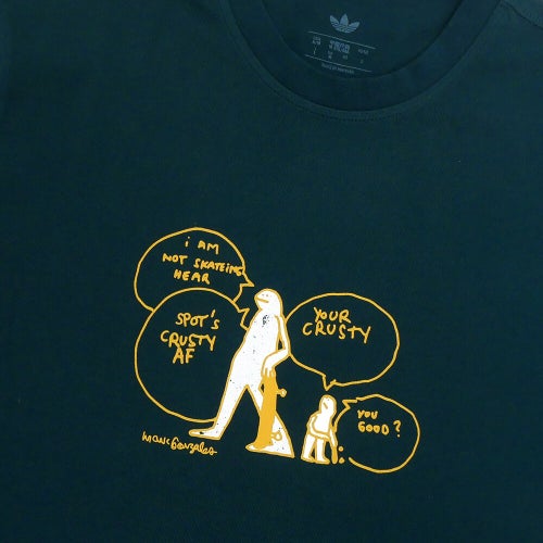 ADIDAS SKATEBOARDING T-SHIRT アディダススケートボーディング Tシャツ MARK GONZALES CRUSTY AURORA IVY スケートボード スケボー 1