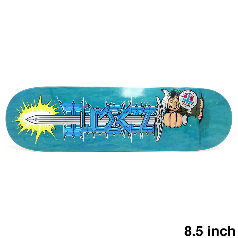 REAL DECK リアル デッキ TEAM CLASSIC OVAL SILVER 7.75 スケート