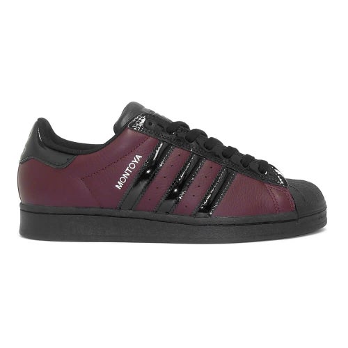ADIDAS SKATEBOARDING SHOES アディダススケートボーディング シューズ スニーカー スーパースター SUPERSTAR x MARCOS MONTOYA MAROON/BLAK KI6735 スケートボード スケボー 4