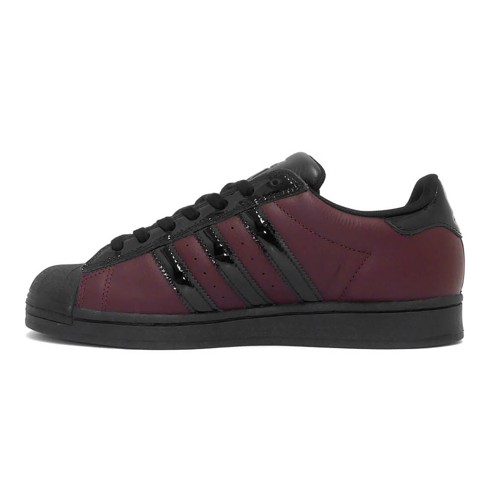 ADIDAS SKATEBOARDING SHOES アディダススケートボーディング シューズ スニーカー スーパースター SUPERSTAR x MARCOS MONTOYA MAROON/BLAK KI6735 スケートボード スケボー 5