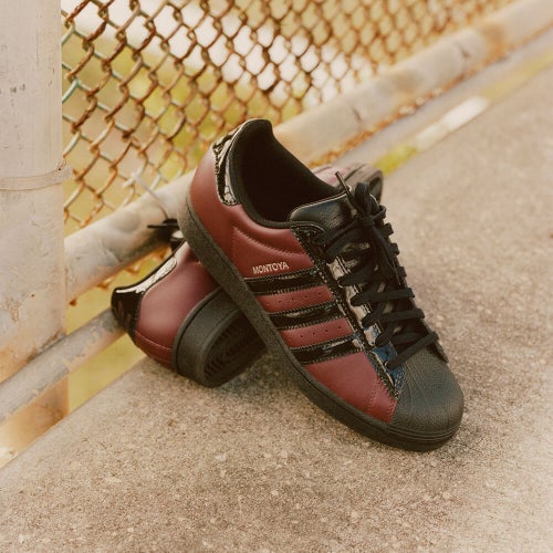 ADIDAS SKATEBOARDING SHOES アディダススケートボーディング シューズ スニーカー スーパースター SUPERSTAR x MARCOS MONTOYA MAROON/BLAK KI6735 スケートボード スケボー 8