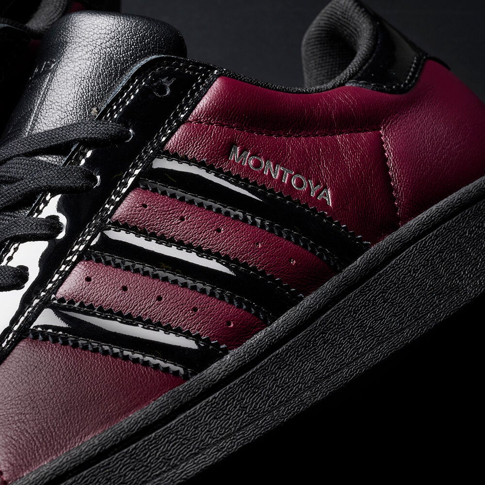 ADIDAS SKATEBOARDING SHOES アディダススケートボーディング シューズ スニーカー スーパースター SUPERSTAR x MARCOS MONTOYA MAROON/BLAK KI6735 スケートボード スケボー 14
