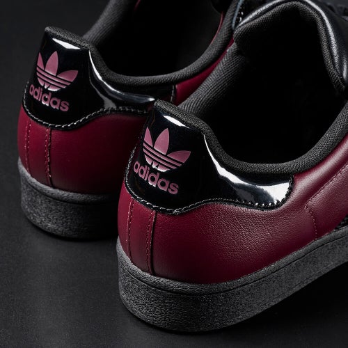 ADIDAS SKATEBOARDING SHOES アディダススケートボーディング シューズ スニーカー スーパースター SUPERSTAR x MARCOS MONTOYA MAROON/BLAK KI6735 スケートボード スケボー 15