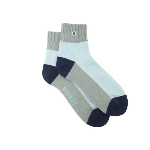WHIMSY SOCKS ウィムジー ソックス 靴下 VERSE GREY スケートボード スケボー 3