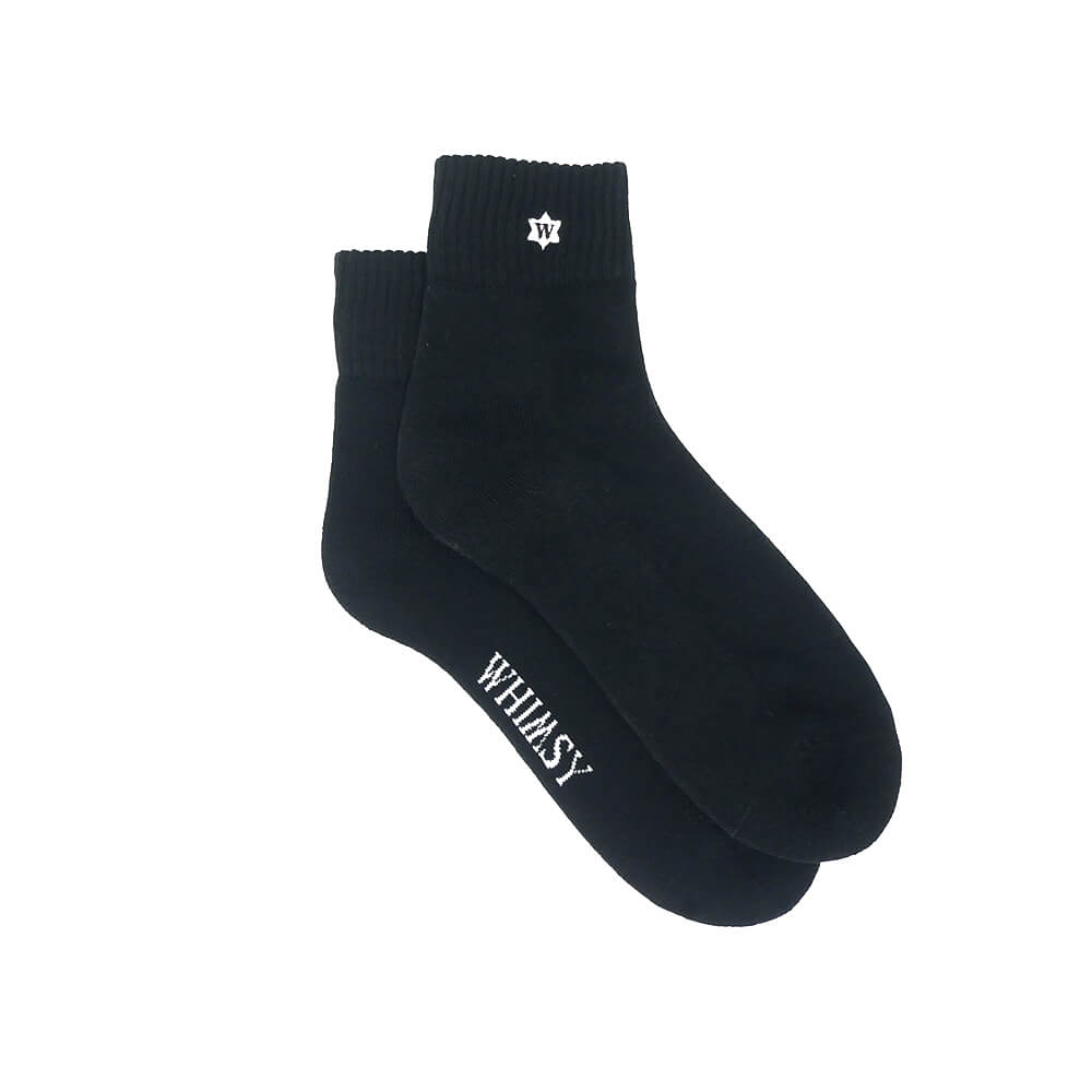 WHIMSY SOCKS ウィムジー ソックス 靴下 VERSE BLACK スケートボード スケボー 3