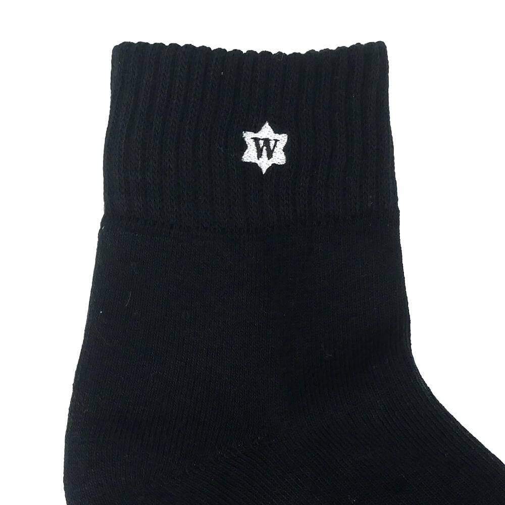 WHIMSY SOCKS ウィムジー ソックス 靴下 VERSE BLACK スケートボード スケボー 4