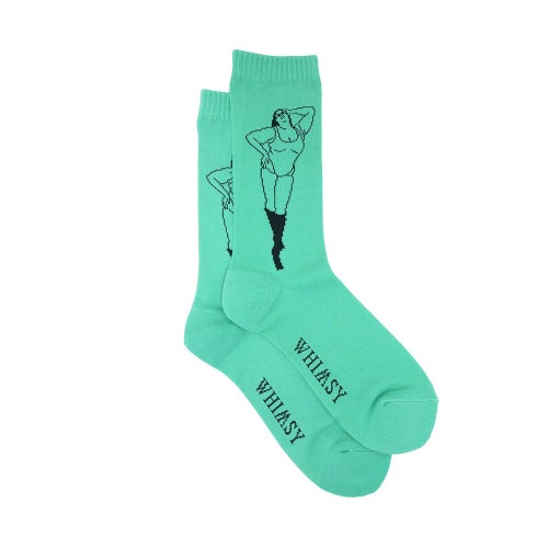 WHIMSY SOCKS ウィムジー ソックス 靴下 KHEIRA UGUISU スケートボード スケボー 3