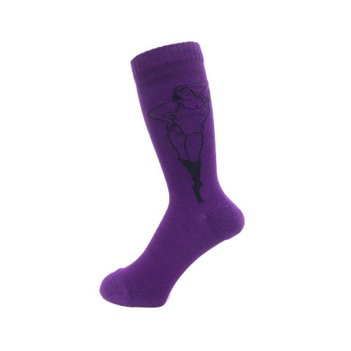 WHIMSY SOCKS ウィムジー ソックス 靴下 KHEIRA PURPLE スケートボード スケボー 1