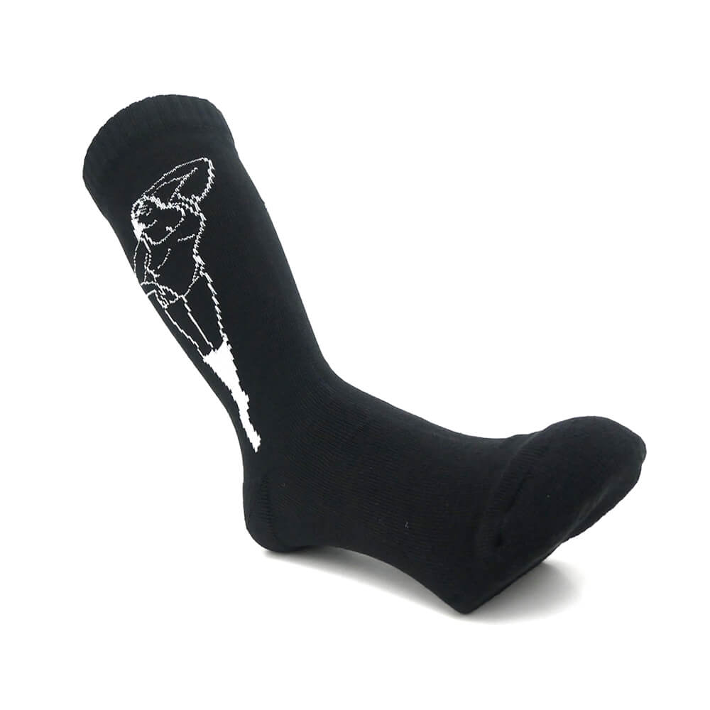 WHIMSY SOCKS ウィムジー ソックス 靴下 KHEIRA BLACK スケートボード スケボー 