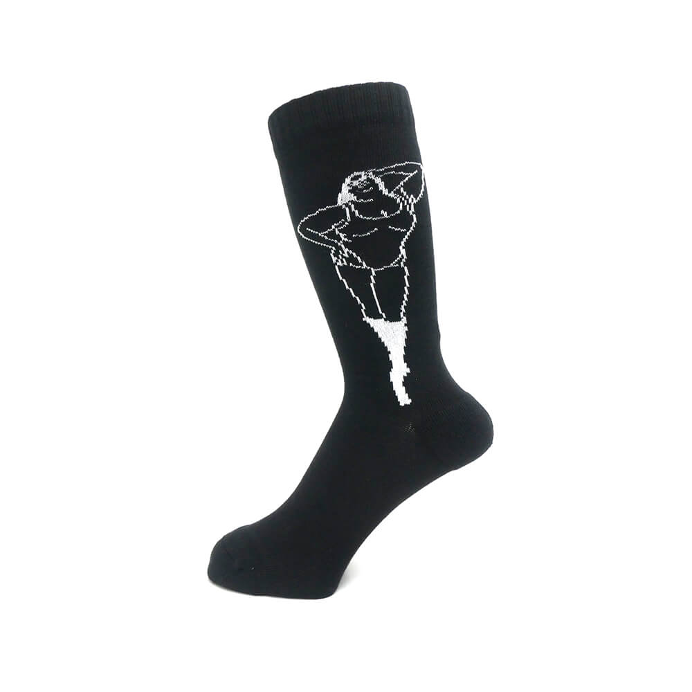 WHIMSY SOCKS ウィムジー ソックス 靴下 KHEIRA BLACK スケートボード スケボー 1