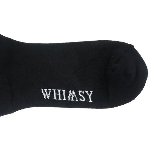 WHIMSY SOCKS ウィムジー ソックス 靴下 KHEIRA BLACK スケートボード スケボー 5