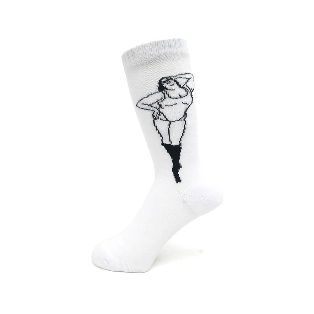 WHIMSY SOCKS ウィムジー ソックス 靴下 KHEIRA WHITE スケートボード スケボー 1