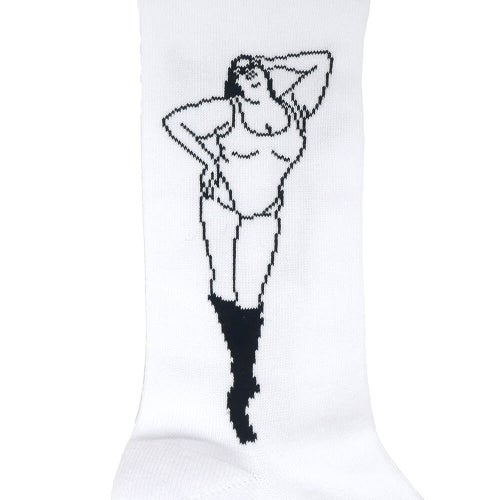 WHIMSY SOCKS ウィムジー ソックス 靴下 KHEIRA WHITE スケートボード スケボー 4