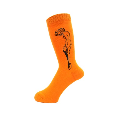 WHIMSY SOCKS ウィムジー ソックス 靴下 CATHIE ORANGE スケートボード スケボー 1