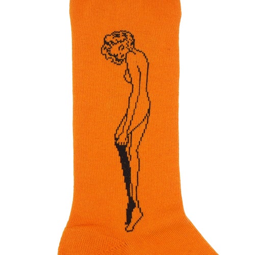 WHIMSY SOCKS ウィムジー ソックス 靴下 CATHIE ORANGE スケートボード スケボー 4