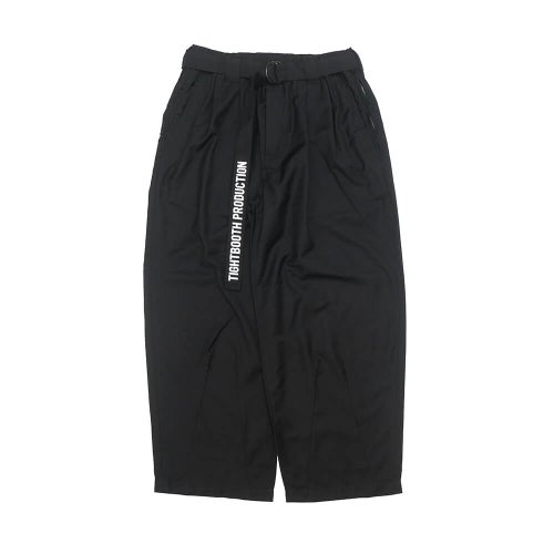 TIGHTBOOTH（TBPR） PANTS タイトブース パンツ ジーンズ BAGGY SLACKS BLACK スケートボード スケボー 