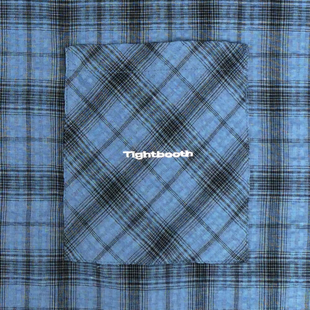 TIGHTBOOTH（TBPR） SHORT SLEEVE SHIRTS タイトブース 半袖シャツ PLAID SAX スケートボード スケボー 2